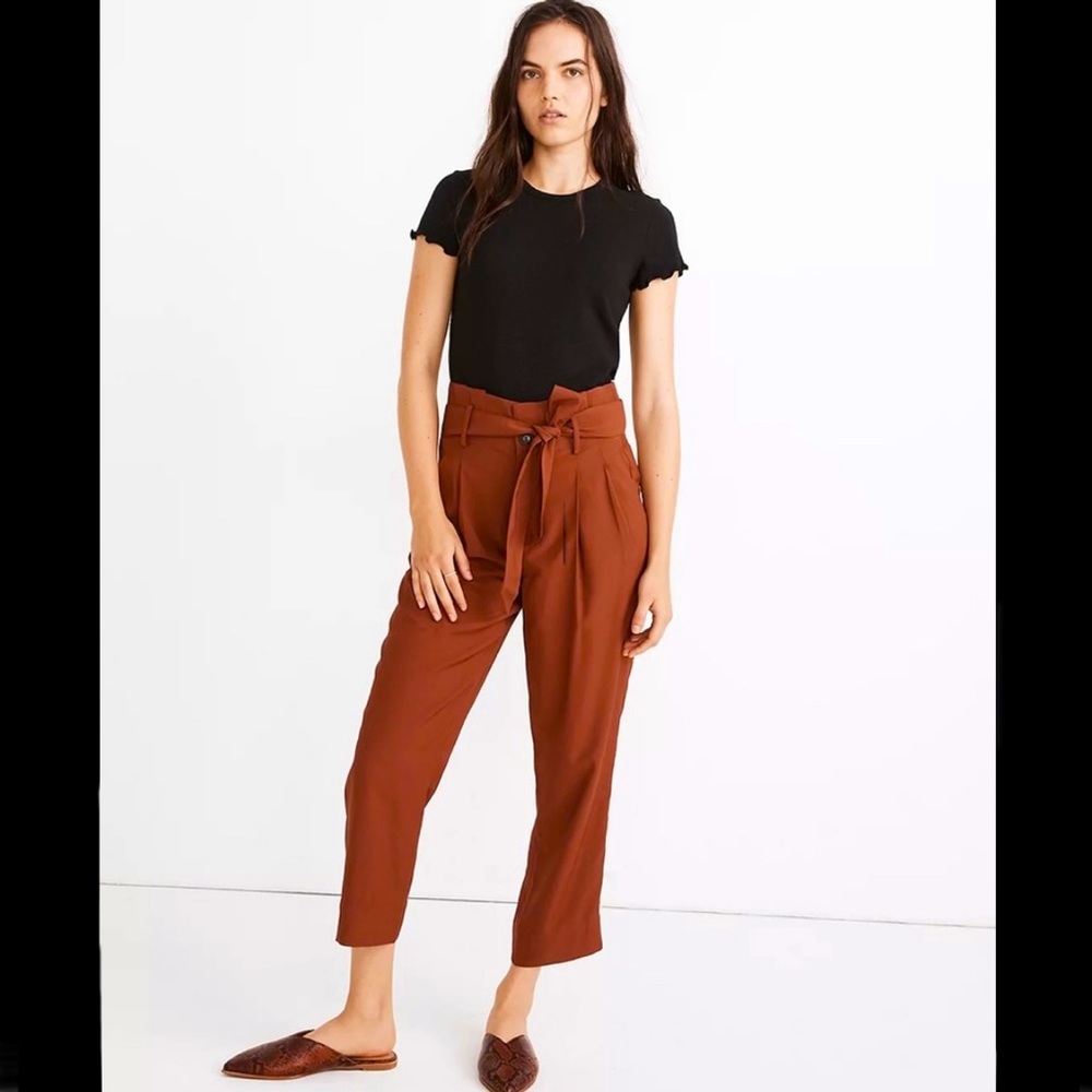 Madewell Draper Paperbag Pants